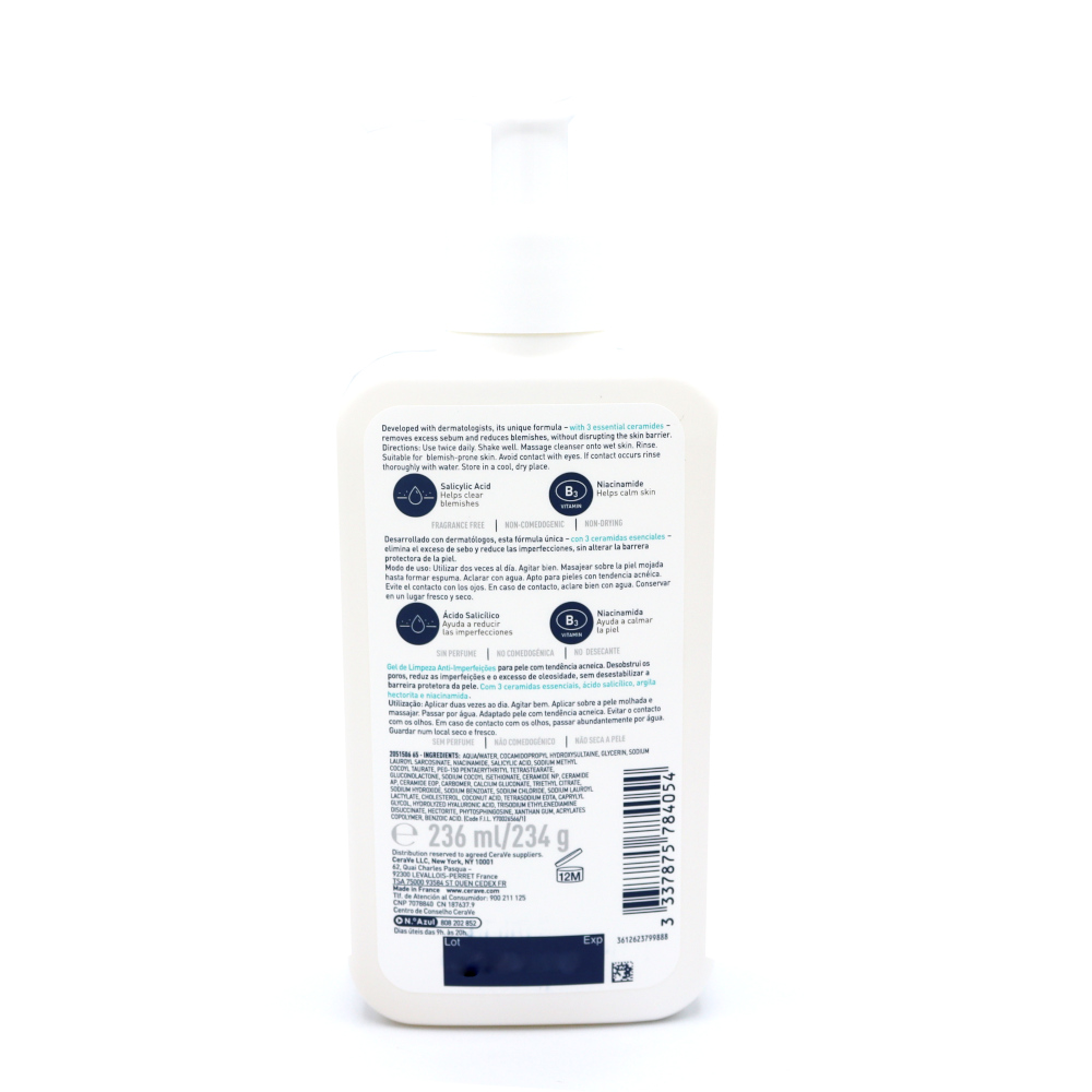 CeraVe Limpiador Control Imperfecciones 236mL