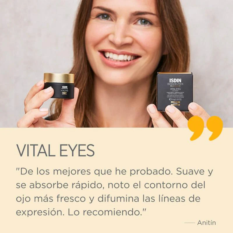 ISDIN Isdinceutics Vital Eyes Contorno de ojos antiarrugas - Imagen 8