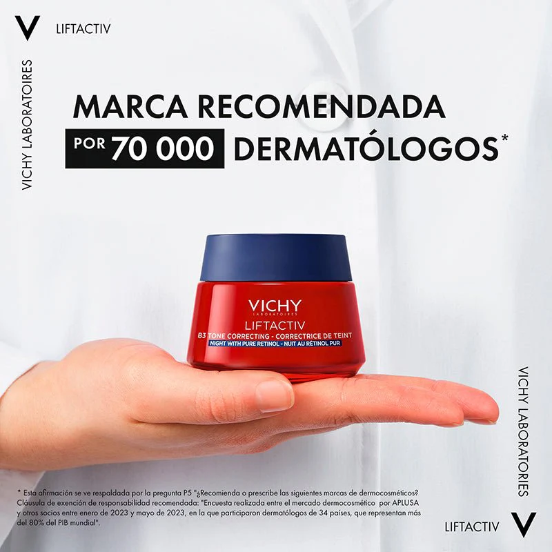 Vichy Liftactiv Crema Nocturna Antimanchas Oscuras 50ml - Imagen 4