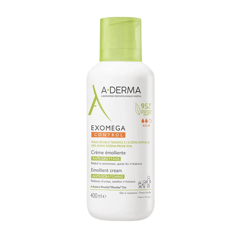 A-Derma Exomega Control 400Ml Crema Emoliente (Pieles Secas/Atópicas)