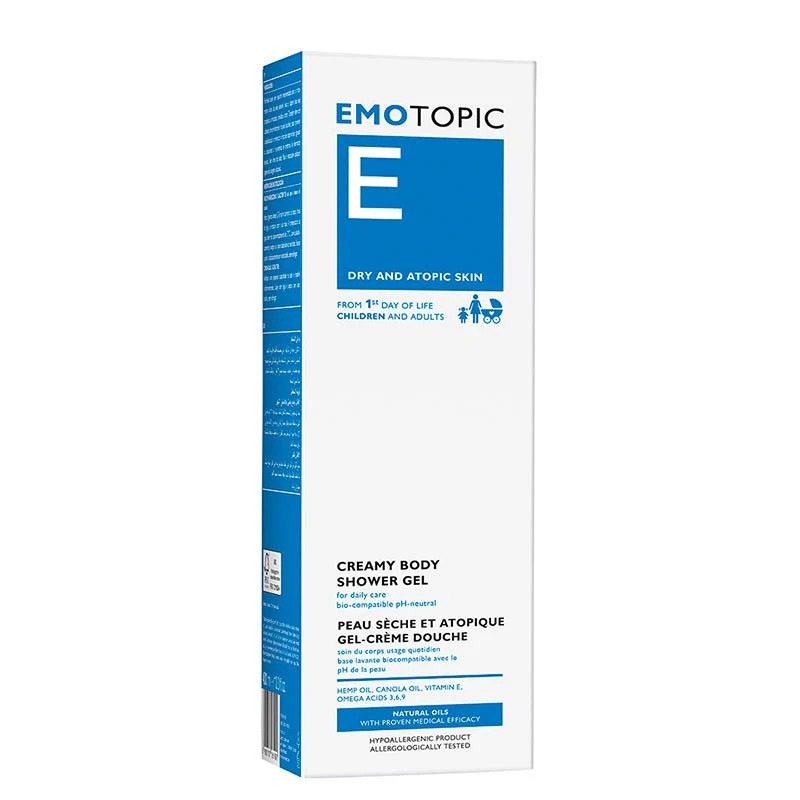 Emotopic Gel de ducha cremoso para el cuidado diario, desde el primer día de vida 400 ml