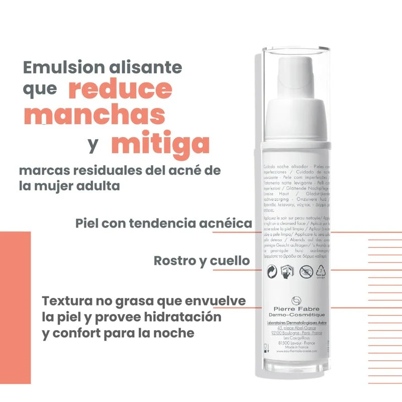 Avene Cleanance Women Crema De Noche Alisante 30Ml